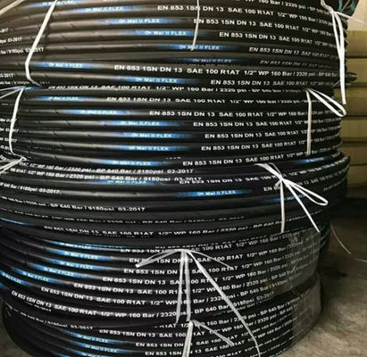 Flexible Braided Nylon Oil Air Delivery Rubber Hose Pipe Industrial Hydraulic High Pressure