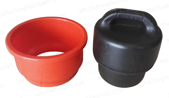 Karet Silinder Slurry Pipe Filler Dalam Hitam / Merah / Sesuaikan Warna