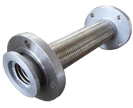 Stainless Steel Fleksibel DN 1/4-12 Inch Gelombang Metal Selang Dengan Flange Majelis