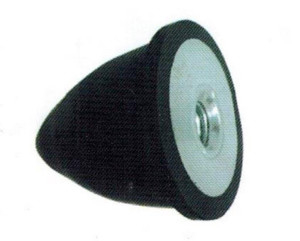 Absorber Kejut Karet Mekanis Dengan Ukuran Dan Bentuk Disesuaikan Absorber Hitam