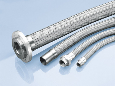 Stainless Steel 304 Berliku Mesh Metal Fleksibel Selang 40cm