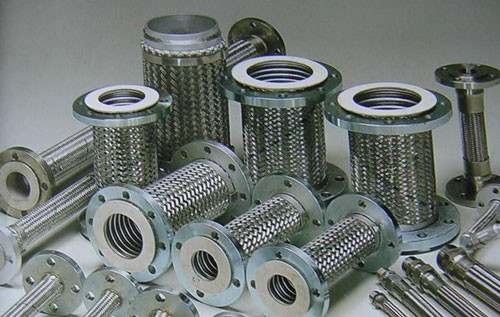 Stainless Steel Fleksibel DN 1/4-12 Inch Gelombang Metal Selang Dengan Flange Majelis