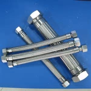 PTFE  Metal Stainless Steel Selang Fleksibel Selang Penyerap Guncangan