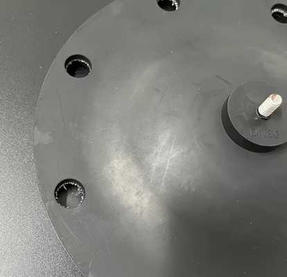 Mengatur Pneumatic Valve Diaphragm Lengan Double Seat Valve Diafragma