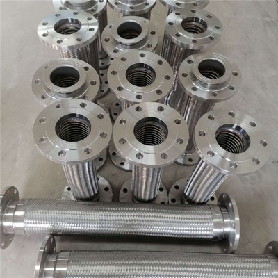 Flanged Stainless Steel Selang Fleksibel Selang Sambungan Lembut Ketebalan 3-12mm