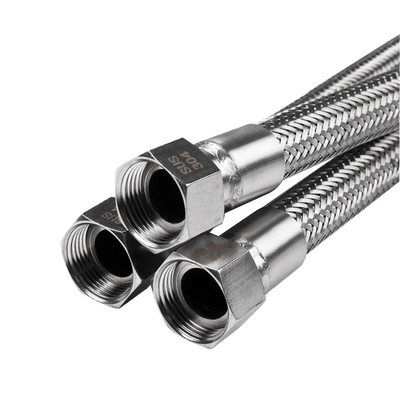 3-12mm Logam Stainless Steel Jalinan Selang Pemrosesan Jenis Benang