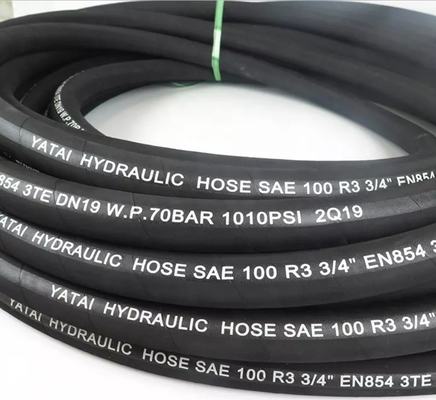 Steel Winding Wire Reinforced Rubber Hose untuk Engraving Engineering