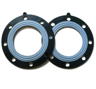 ISO9001 Sertifikasi Gelas Flange Karet Untuk Aplikasi Flange Industri