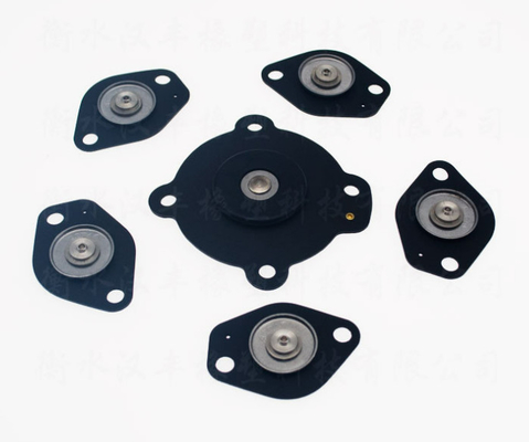 Rotary Impeller Valve Diafragma Karet CR Diafragma Kain Karet Tekanan Rendah
