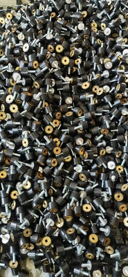 Komposisi Karet Elastomer Silinder Jenis Karet Shock Absorber Daya tahan tinggi