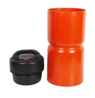 Bahan Karet Silinderik Disesuaikan Fleksibel Slurry Pipe Plug Rating Tekanan Tinggi
