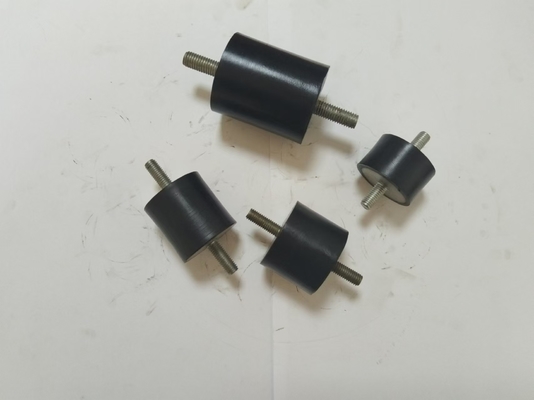 Lebar keseluruhan 58mm Diameter kawat 0,5mm Kekerasan Durometer Rating Karet Shock Absorber Untuk keperluan industri