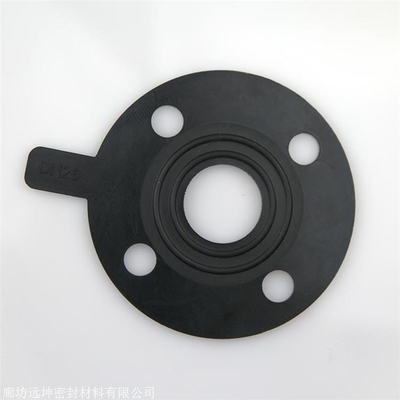 Berbagai ukuran karet flange gasket dengan ketahanan asam yang sangat baik dan 300% elongasi