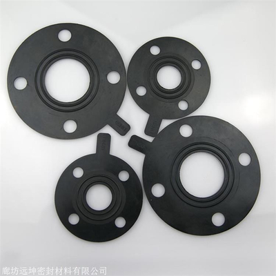 Ketahanan Korosi Tinggi Karet Flange Gasket 2mm Ketebalan Kekuatan Tarikan 1000 Psi untuk kebutuhan Anda