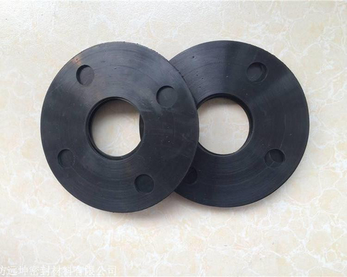 70 Shore Kekerasan Karet Flange Gasket untuk Lingkungan Makanan 1/16 inci Ketebalan