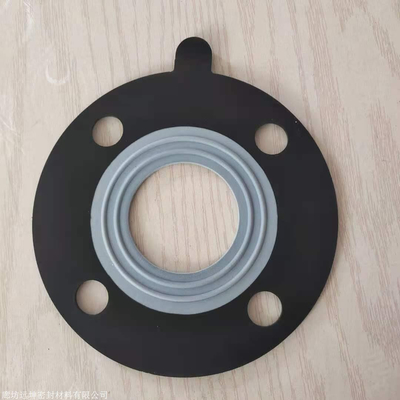 Berbagai ukuran karet Flange Gasket dengan ketahanan asam yang sangat baik dan 70 Shore A kekerasan