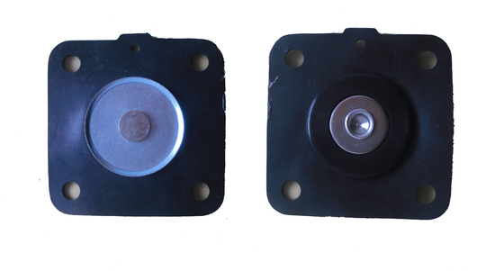 NBR Square Rubber Fabric Diafragma untuk Solenoid Pulse Valve OEM ODM Repair Kit
